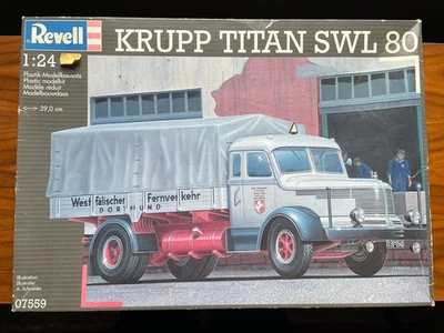 Modellbausatz Revell Krupp Titan SWL 80 Original verpackte Teile von 1998 - Bild 1 von 4