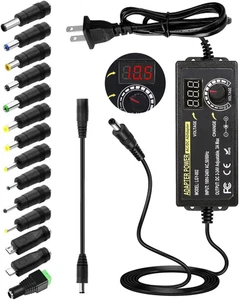 Fuente de Poder 72W Ajustable DC 3 a 24V Adaptador Universal AC a DC con LED - Picture 1 of 12