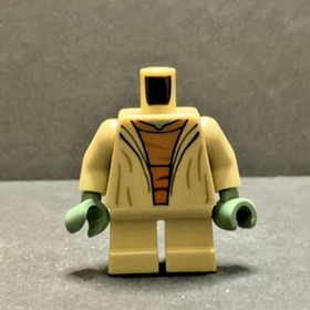 LEGO Star Wars Clone Wars Yoda Minifigure Pieces - NO HEAD -  sw0446