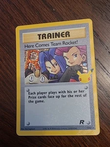 Holo Here Comes Team Rocket! 15/82 Classic Collection Celebrations Pokemon TCG - Picture 1 of 2