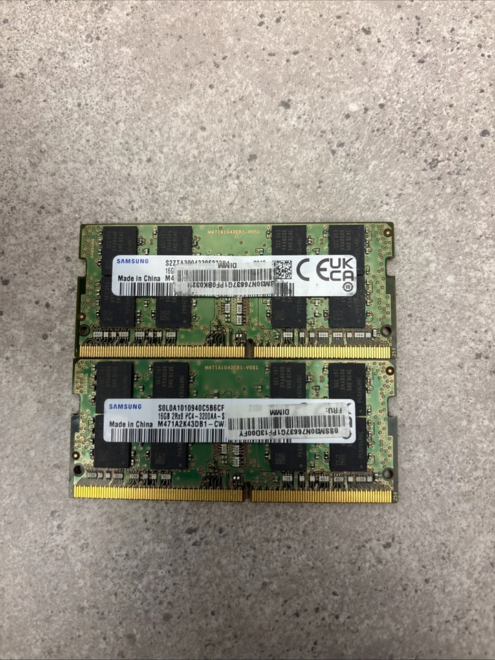 Samsung 16GB PC4-2666V (DDR4-2666) 内存 (M471A2K43DB1-CTD) — 第 1/1 张图片