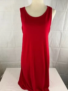 Vestido pulóver elástico con gloria desteñido para mujer talla XXL (20) rojo usado en excelente estado - Imagen 1 de 4