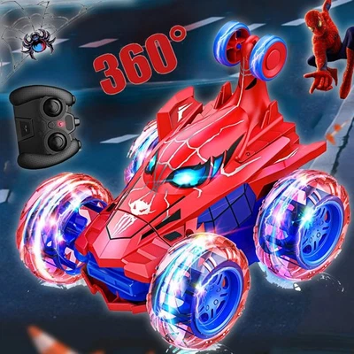 Monstertruck Ferngesteuertes Spiderman Auto für Kinder RC Auto mit Licht , LED - Bild 1 von 4