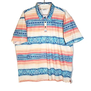 Kenny Flowers Polo Shirt Golf Performance Short Sleeve Southwestern Men's 2XL - Picture 1 of 8