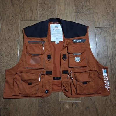 KITH For Columbia - Henry's Fork V Vest in Sanguine (Orange) 2XL XXL - Image 1 of 4