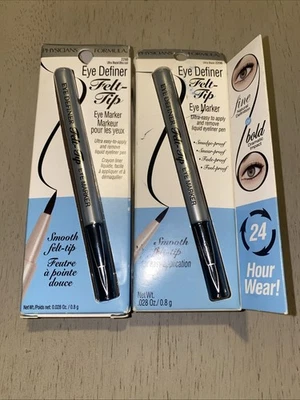 2x Physicians Formula Eye Definer Tip Eye Marker Liquid Liner Ultra Black 2298 - Image 1 of 2