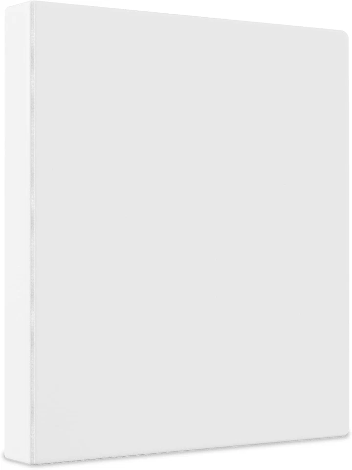 Staples Economy .05" 3-Ring View Binders White 23735/21684VS