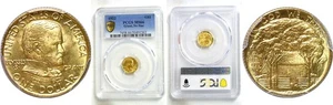 1922 Grant, No Star $1 Gold Commemorative PCGS MS-66 - Picture 1 of 3