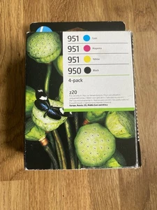 Oryginalny zestaw atramentów HP 950 951 XL 4-pak CMYK C2P43AE luty 24 Officejet 8100 8600 - Zdjęcie 1 z 3
