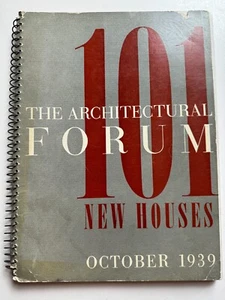October 1939 Architectural Forum- 100 New Houses - Picture 1 of 18