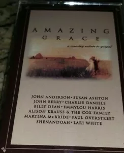 Amazing Grace: A Country Salute to Gospel Audio Cassette Martina Krauss Emmylou - Foto 1 di 1