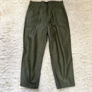 BEAMS+back satin? baker pants in sage green M Size Used - Picture 1 of 4