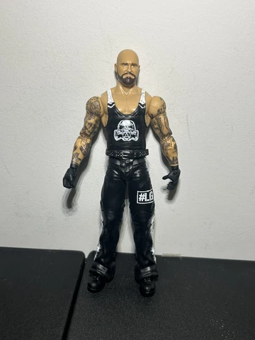WWE Luke Gallows Wrestling Action Figure 2011 Mattel Black Suit Gas Mask Cover