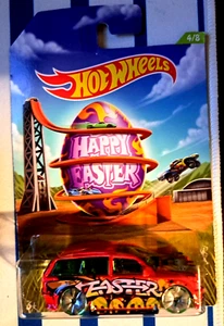 2014 Hot Wheels Happy Easter "BOOM BOX" rot 4/8 - Bild 1 von 4