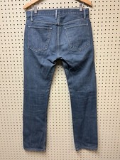 Todd Snyder Slim Fit Straight Leg Medium Blue Wash Selvedge Denim Jeans 32 x 32