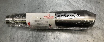NEW! REMUS Titanium PowerCone Muffler Left 54mm Inlet BMW KTM Triumph Yamaha - Image 1 of 4