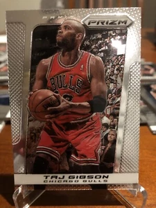 2013-14 Panini Prizm Base- Taj Gibson #12 Chicago Bulls - Picture 1 of 2