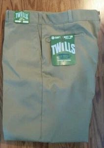 Vintage 60's Lee Can't Bust 'Em Union Made American Workwear Khaki twill pants - Picture 1 of 8