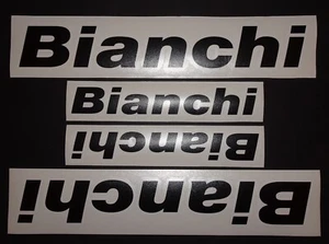 BIANCHI SCHWARZER RAHMEN / FAHRRAD AUFKLEBER / AUFKLEBER - Bild 1 von 1