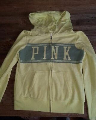 ROSA - Mujer Talla Pequeña (S) - Chaqueta con Capucha Cremallera Completa, Amarillo Neón/Gris Foto 1 de 4