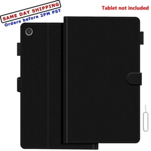 High Grade Wallet Leather Flip Case Cover for LG G Pad 5 10.1" FHD LM-T600TS USA - Picture 1 of 3