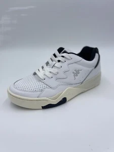 Kappa Authentic Bosy 1 Unisex White-White Off Black Shoes Size US 5 341C5QW - Picture 1 of 7