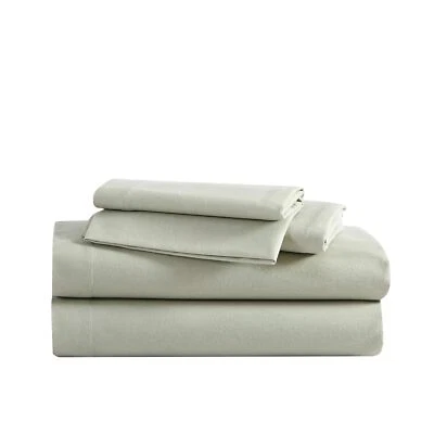 Eddie Bauer - Queen Sheets, Cotton Flannel Bedding Set, Brushed for Extra Sof...
