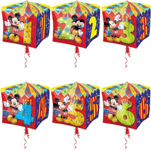 Micky Maus Folienballon Zahl Kindergeburtstag Mickey Mouse Zahlenballon Party - Bild 1 von 1
