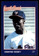 1988 Grand Slam Baseball Card Dwayne Hosey South Bend White Sox #7