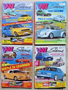 4 Ausgaben von "VW Scene" aus dem Jahr 1999 - Bild 1 von 5