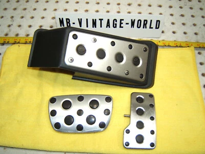 Pedales de piso de palanca de cambios automáticos OEM Lexus 01-05 is300 metal goma 3 cubiertas, automático Foto 1 de 4