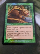 Magic the Gathering MTG - 1 x FOIL Chatter of the Squirrel - Odyssey - Ex