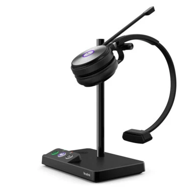 Yealink WH62 MONO TEAMS DECT Wireless Mono Headset, USB, Microsoft Teams NEW - Image 1 of 4