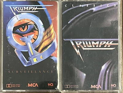 Triumph cassette - Surveillance (1987)  & Classics (1989) - Image 1 of 4