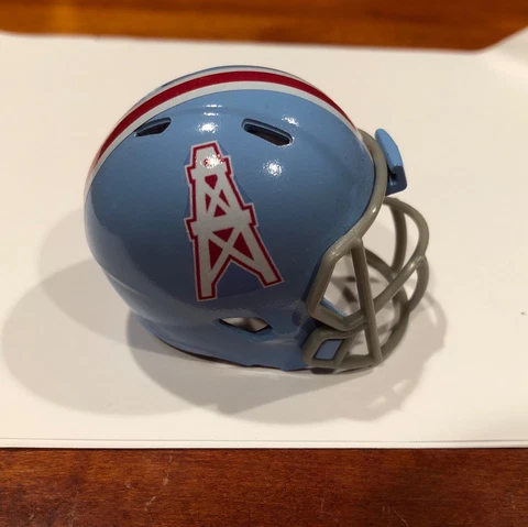Houston Oilers 1972-74 throwback custom pocket pro helmet NFL AFL Cover