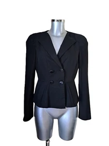 GUCCI - Veste cintrée - Noire  - Taille 44 it soit 40 fr - AUTHENTIQUE - Picture 1 of 11
