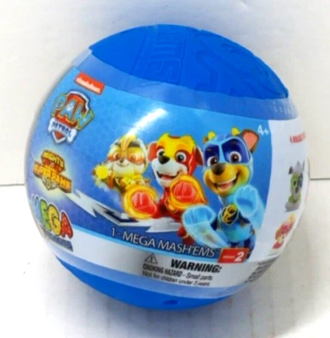 Paw Patrol MEGA MASHEMS MIGHTY PUPS SUPER PAWS Series 2 Capsule VHTF New Cover