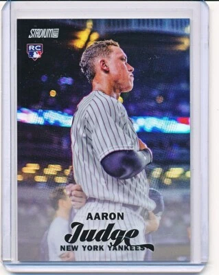 AARON JUDGE 2017 TOPPS STADIUM CLUB #SCC-76 CHROME REFRACTOR PARALLEL SSP SP RC - Image 1 of 4