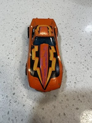 Chevrolet Corvette Vette Orange Stingray Black Walls 1975 Hot Wheels vintage  Foto 1 de 4