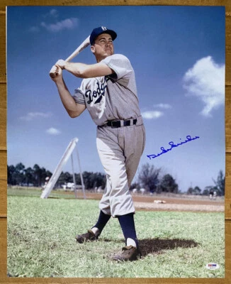 Duke Snider SIGNED 16x20 Photo HOF Brooklyn LA Dodgers PSA/DNA AUTOGRAPHED - Image 1 of 3