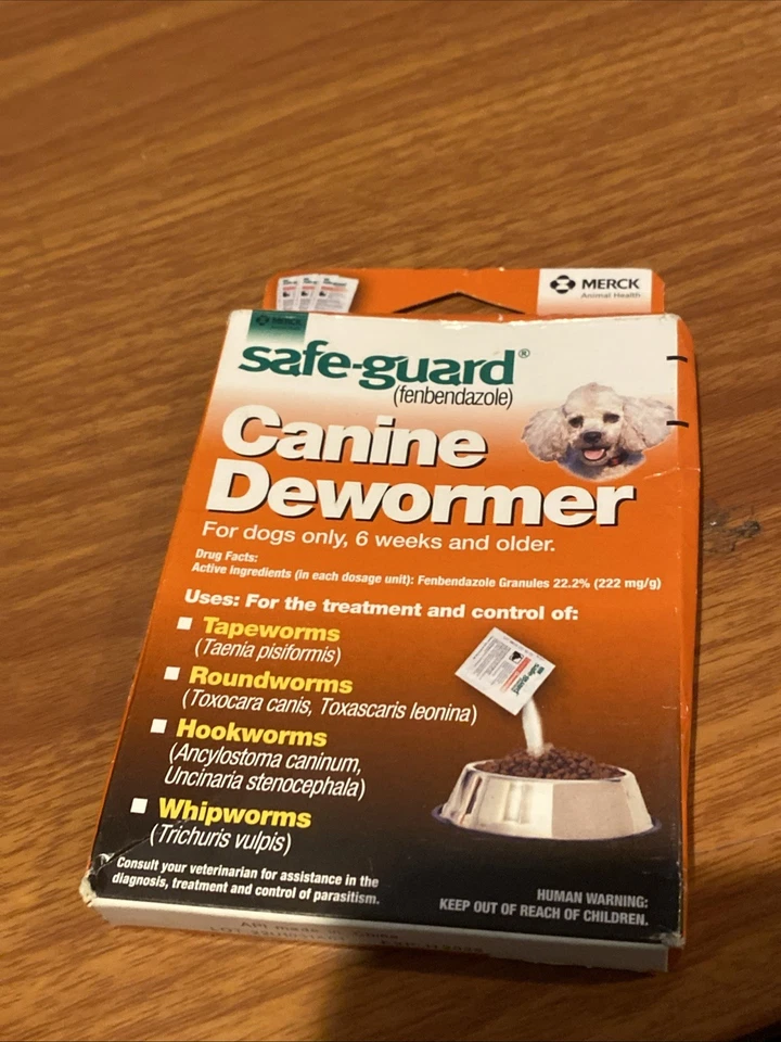 Safe-Guard - Desparasitante canino - Solo para perros - Fenbendazol Foto 1 de 2
