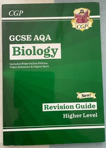 CGP GCSE AQA Biology Revision Guide Higher Level - Paperback - Picture 1 of 1