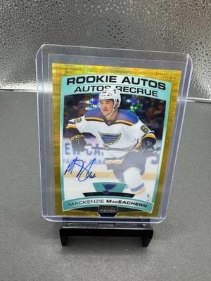 2019-20 O-Pee-Chee Platinum Seismic Gold /25 Mackenzie MacEachern #R-MM Auto RC - Image 1 of 2