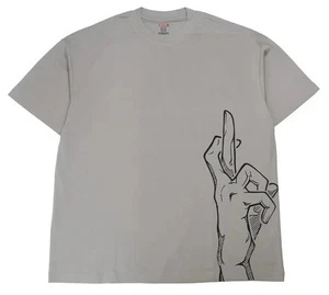 ANIQI The Strongest Oversized Tee Shirt T-Shirt - L - Large - Anime - grau - Bild 1 von 5