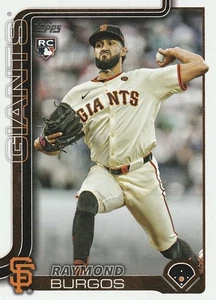 2025 Topps Update Series #US115 Raymond Burgos RC San Francisco Giants - Picture 1 of 2