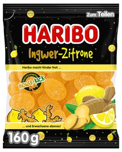 9002975378895 Haribo Ingwer Zitrone Żelki 160g Haribo GmbH & Co. KG - Bild 1 von 2