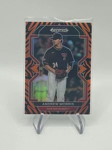 2022 Panini Prizm Draft Picks #PDP114 Andrew Morris Tiger Stripes #/99* - Picture 1 of 2