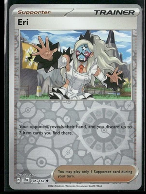 Pokemon Eri #146/162 SV05: Temporal Forces Reverse Holo Near Mint or Better - Image 1 of 2