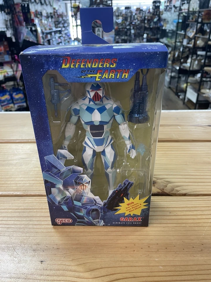 NECA Defenders Of The Earth Garax Ultimate Evil Robot Authentic T2