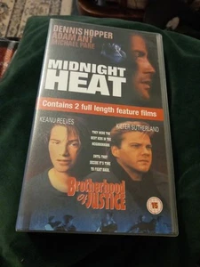 Midnight Heat/ Brotherhood Of Justice VHS - Picture 1 of 4